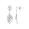 Zirkon-Silberohrringe