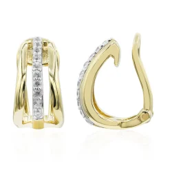 Zirkon-Silberohrringe