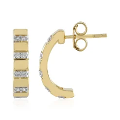 Zirkon-Silberohrringe