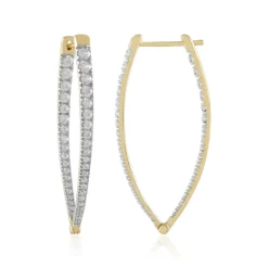 Zirkon-Silberohrringe