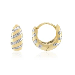 Zirkon-Silberohrringe