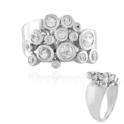 Zirkon-Silberring (de Melo)