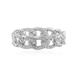 Zirkon-Silberring (de Melo)