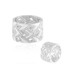 Zirkon-Silberring (de Melo)