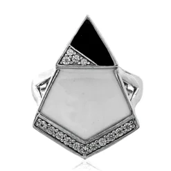 Zirkon-Silberring (Memories by Vincent)