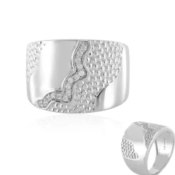 Zirkon-Silberring (SAELOCANA)